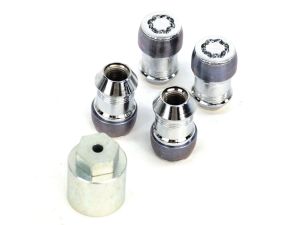 Genuine Mopar Chrome Wheel Locks Kit Of Four With Key For Exposed Lugs