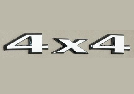 Genuine Mopar Emblem 4x4 Chrome