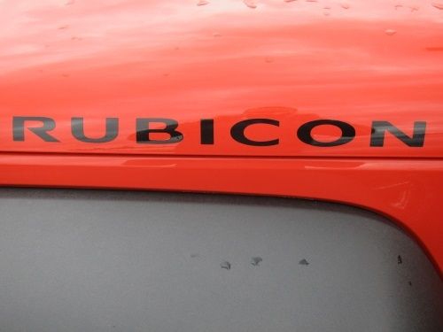 Genuine Mopar Decal Rubicon Black