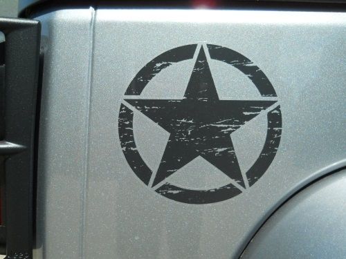 Genuine Mopar Decal Freedom Star Black