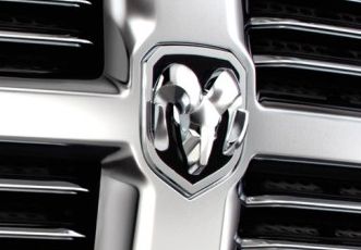 Genuine Mopar Emblem Ram's Head Grille Medallion 