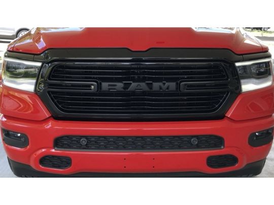 Genuine Mopar Emblem Blacked Out RAM Front Grille Badge