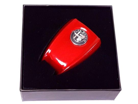 Genuine Mopar Key Cover Red With Alfa Romeo Logo Badge