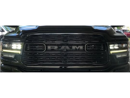 Genuine Mopar RAM Grille Emblem Matte Black Night Edition