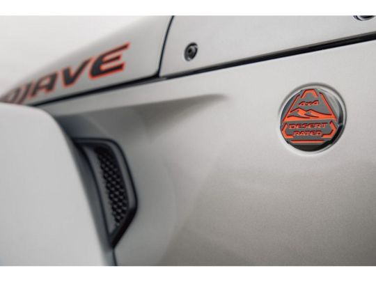 Genuine Mopar Emblem Desert Rated Mojave Orange