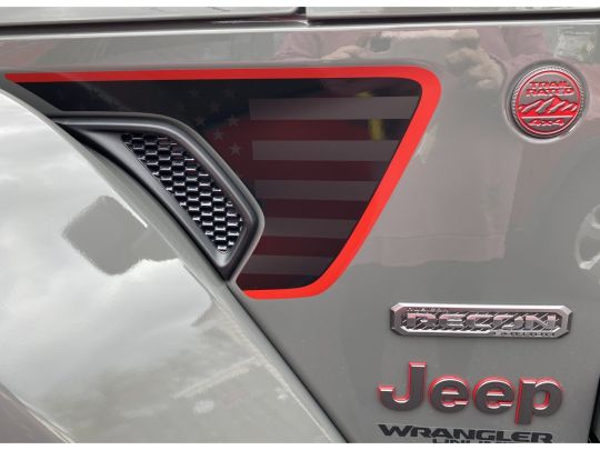 Genuine Mopar Fender Decal - Recon Flag Left