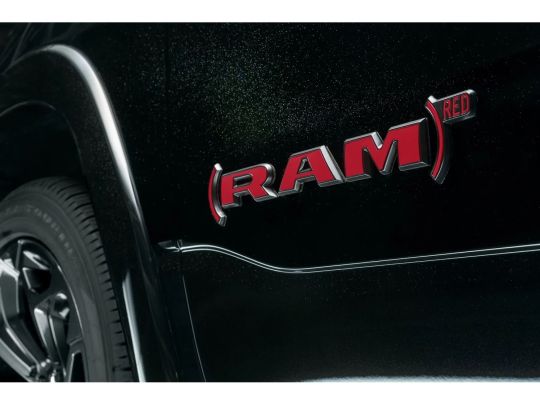 Genuine Mopar Red Edition RAM Door Badge In Red