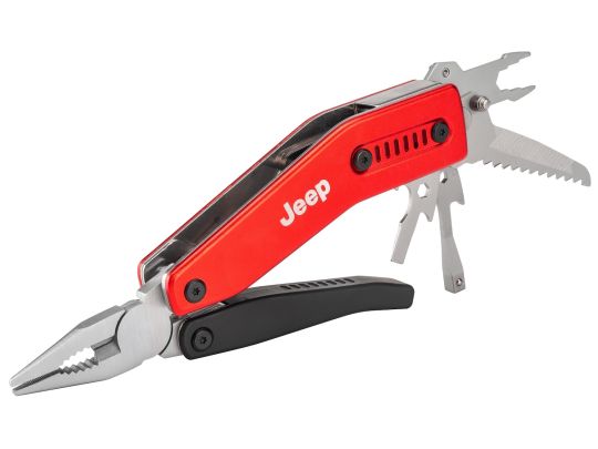 Genuine Mopar Jeep Performance Parts Trailmaster Multifunction Tool - Red With Jeep Logo