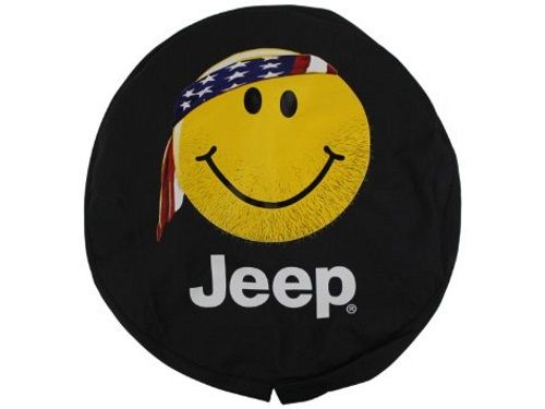 Genuine Mopar Spare Tire Cover Cloth Smiley Face Logo