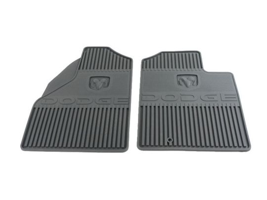 Genuine Mopar Rubber Mats Front Slate