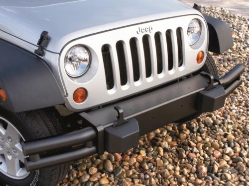 Genuine Mopar Bumper Front Tubular Style Satin Black