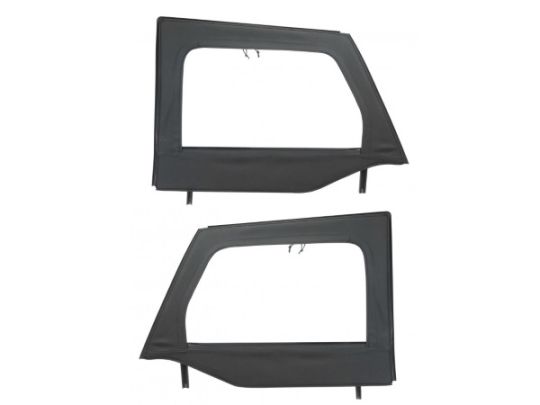 Genuine Mopar Windows Front Upper Half Door Black