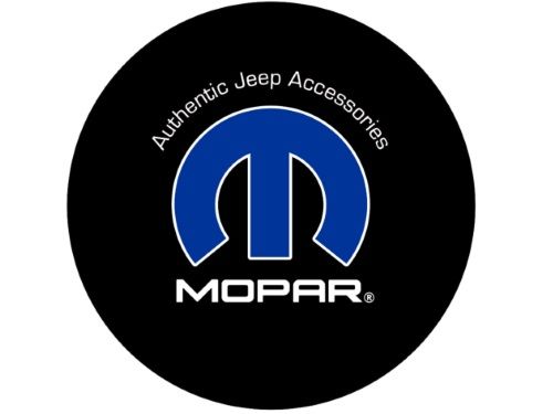 Genuine Mopar Spare Tire Cover Cloth Mopar Logo