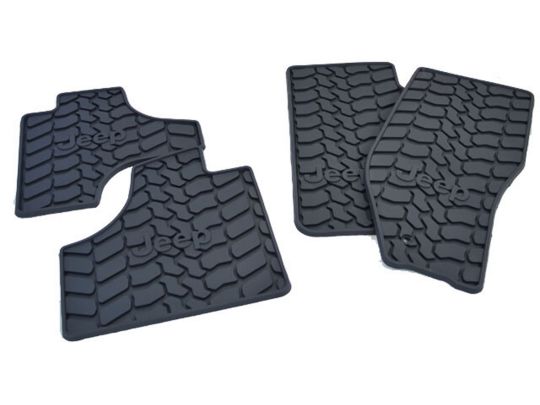 Genuine Mopar Rubber Mats Dark Slate Gray