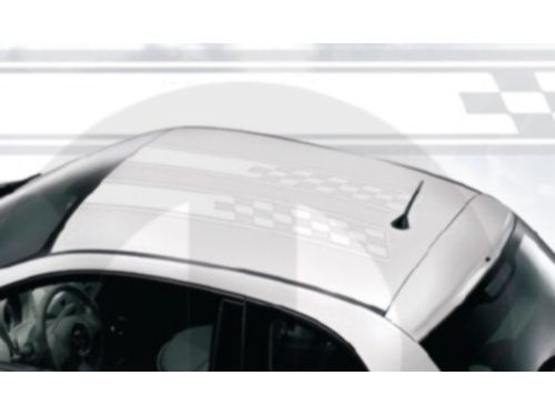 Genuine Mopar Decal Kit Top Stripes White