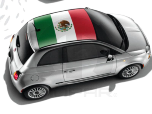 Genuine Mopar Decal Kit Roof Mexican Flag