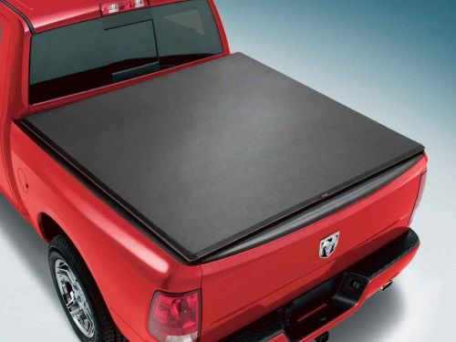 Genuine Mopar Tonneau Cover Roll-Up Black Premium Fabric 5.7' Bed