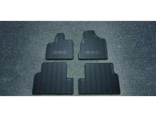 Genuine Mopar Rubber Mats First & Second Rows Black