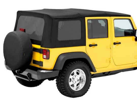 Genuine Mopar Soft Top 4 Door Black Sunrider Design