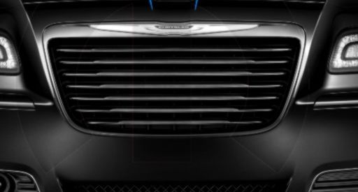 Genuine Mopar Grille Insert Gloss Black W/ Black & Chrome Surrond