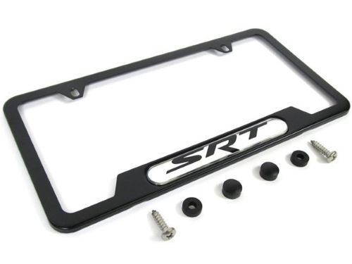 Genuine Mopar Plate Frame Black W/ SRT Logo