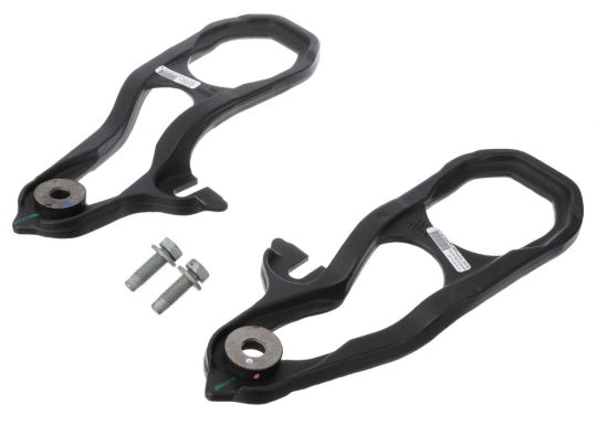 Genuine Mopar Tow Hook Kit Black With Bezels