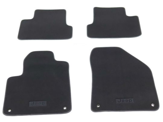 Genuine Mopar Floor Mats Carpeted - Jeep Logo