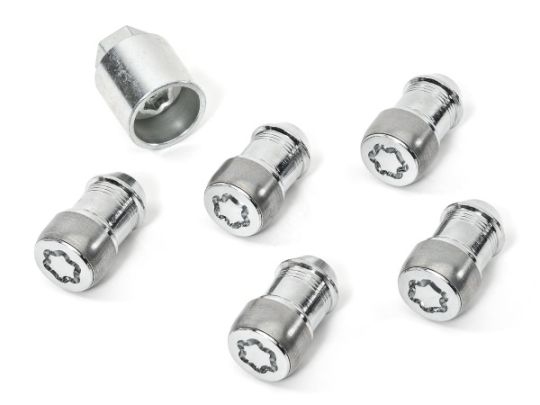 Genuine Mopar M14 x 1.5 Chrome Wheel Locks Kit Of Five With Key