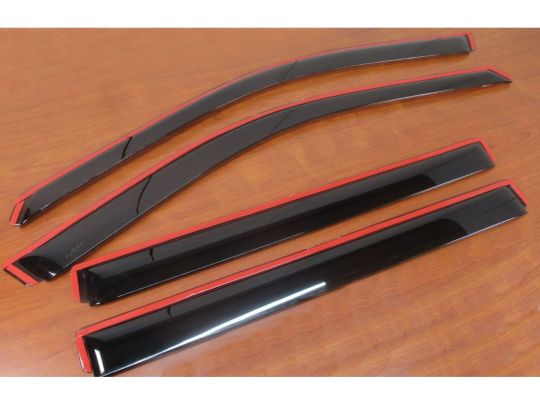 Genuine Mopar In-Channel Side Window Air Deflectors Tinted For Three Row