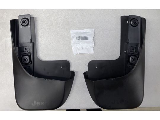 Genuine Mopar Rear Molded Splash Guards With Jeep Logo For Two Row