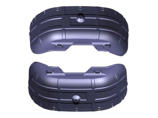 Genuine Mopar Wheel Well Liners - Rear