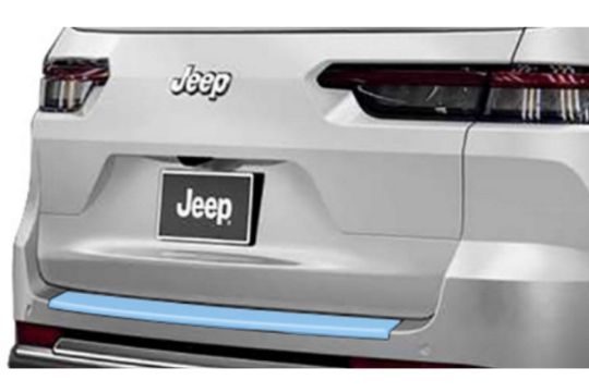 Genuine Mopar Rear Bumper Protector Clear Vinyl Applique With Jeep Logo For Three Row