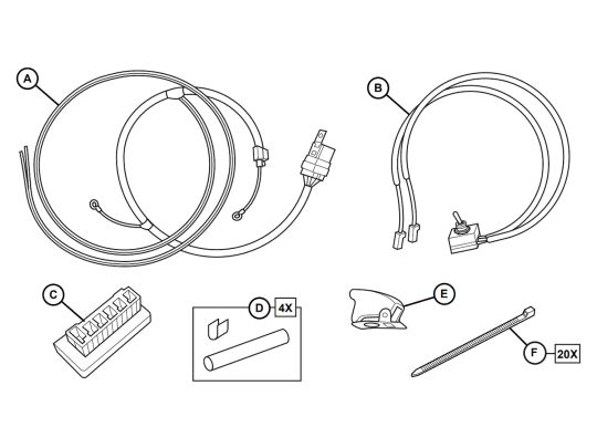 Genuine Mopar RV Flat Tow Wiring Harness 