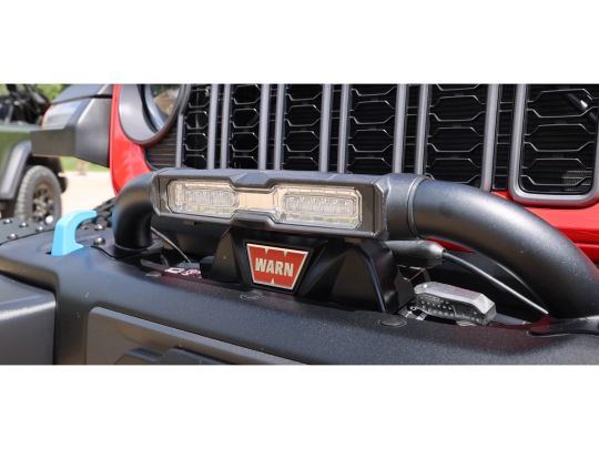 Genuine Mopar Off Road Grille Guard / Winch Guard With Integrated Light Bar For Rubicon Steel Bumper