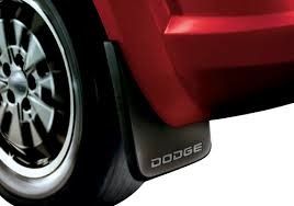 Genuine Mopar Splash Guards Rear Deluxe Molded W/ Dodge Logo