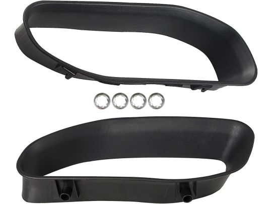 Genuine Mopar Front Tow Hook Bezels Kit Of Two Black