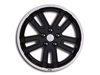 Genuine Mopar Wheel 18" Black & Machined