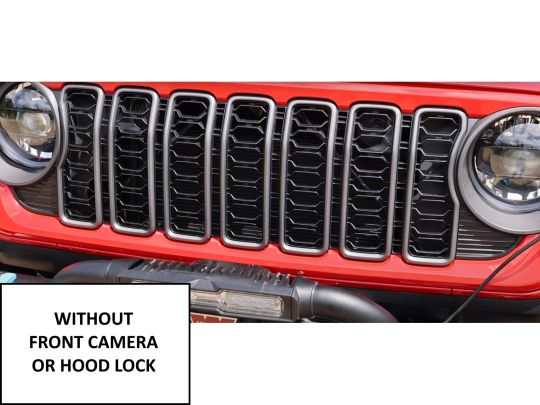 Genuine Mopar Rubicon 20th Anniversary Grille Without Front Camera Or Hood Lock