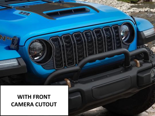 Genuine Mopar Rubicon 20th Anniversary Grille With Front Camera Option