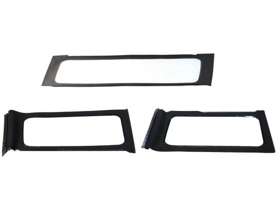 Genuine Mopar Replacement Window Set For 4 Door Premium Black Soft Top Clear