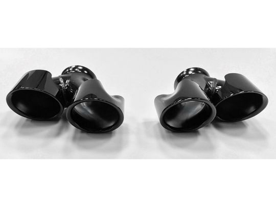 Genuine Mopar Trackhawk Exhaust Tips Black Set Of Two